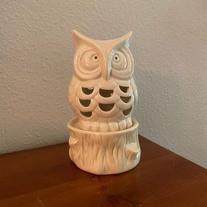 Yankee Candle ceramic owl tea light